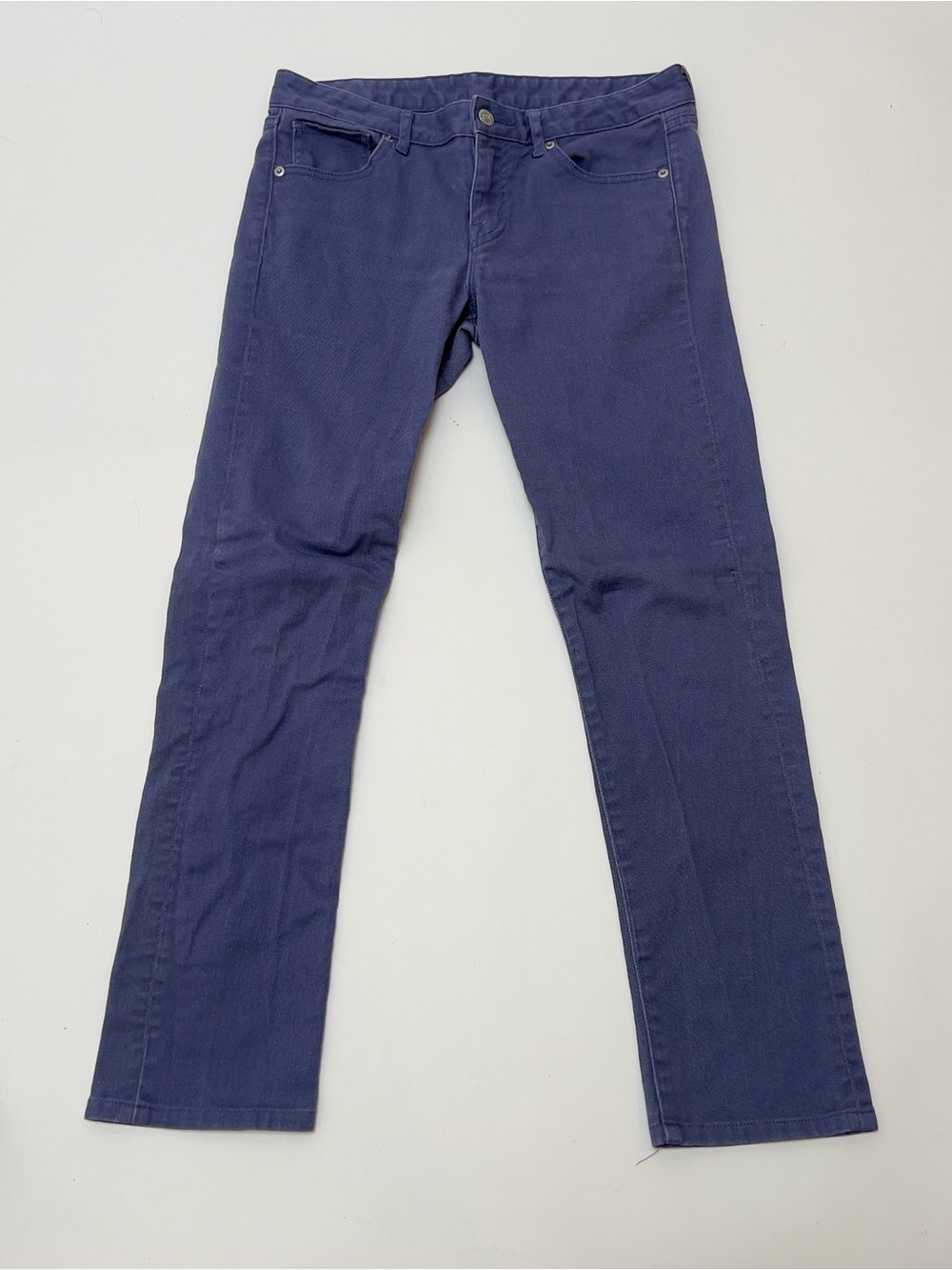 Uniqlo Periwinkle Blue Cotton Stretch Pants